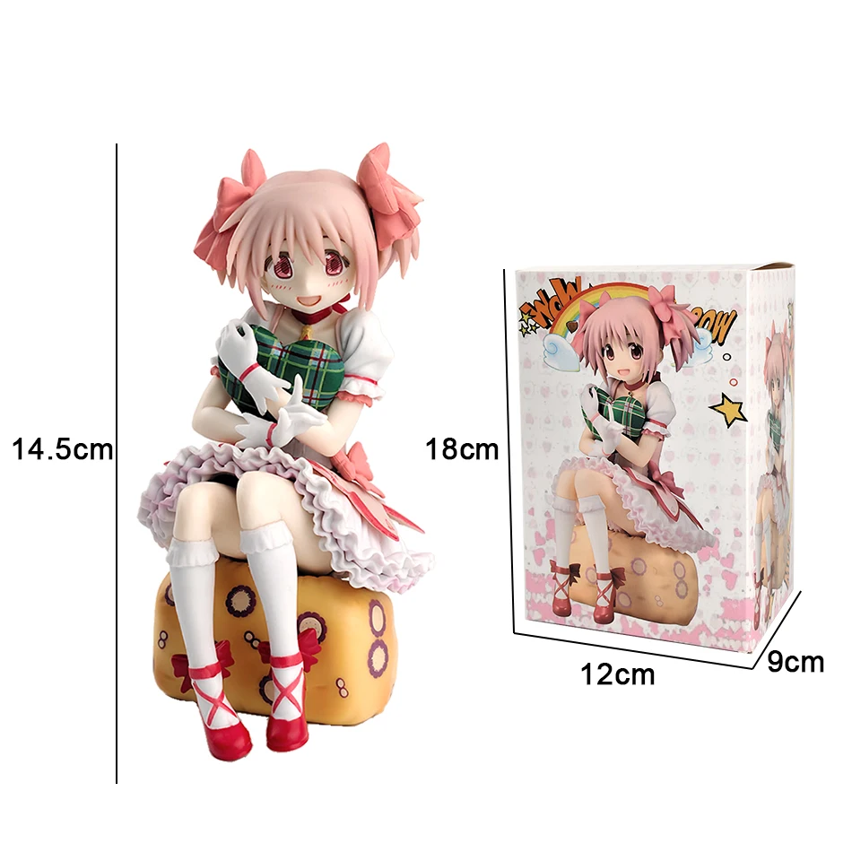 Puella Magi Madoka Magica أنيمي الشكل Kaname Madoka الشكل ماجيك فتاة Kawaii عمل أرقام لطيف نموذج لعب للأطفال هدية #6