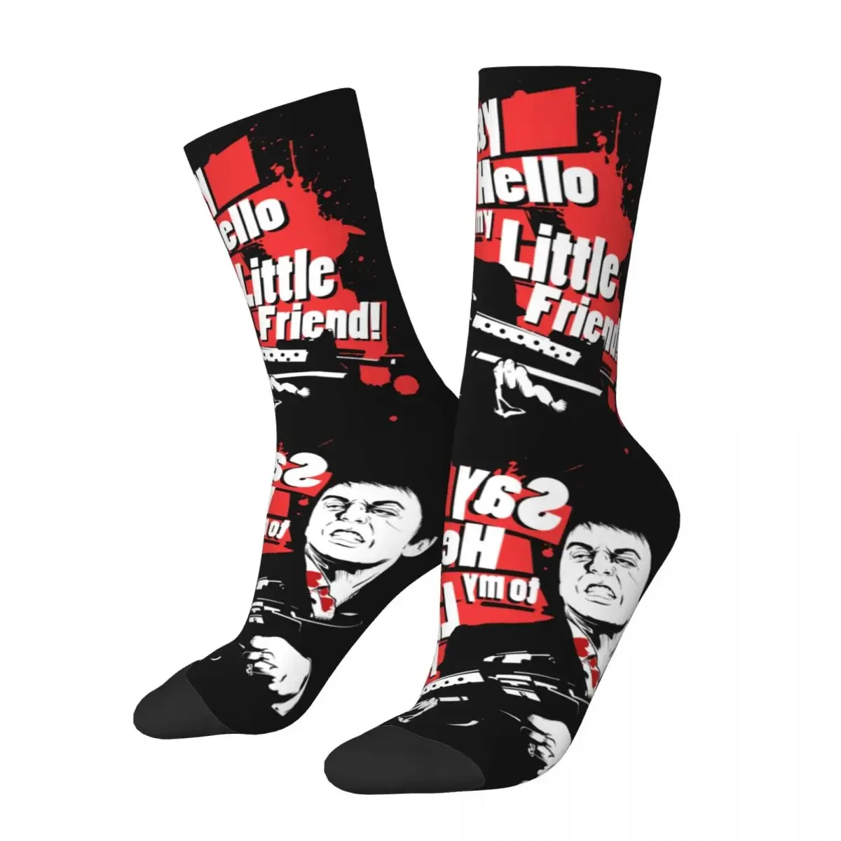 Tony Montana Scarface Socks Say Hello To my Little Frined Socks Accessories