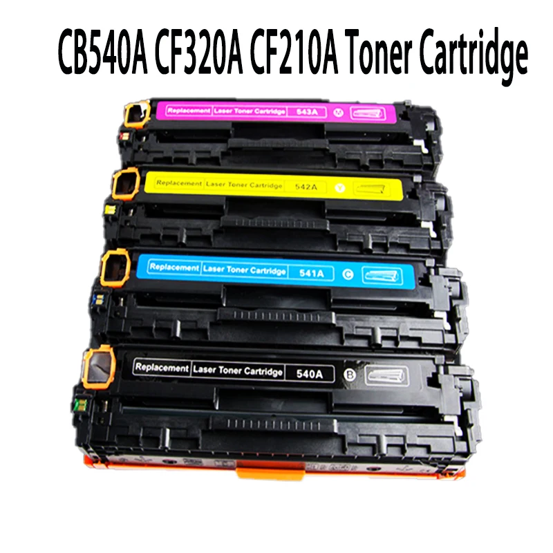 CB540A CB541A CF320A CF210A CF211A CF321A Toner Cartridge for HP M251n M276nw CP1215 CP1515N CP1518 CP1312 1418 M251 Printer