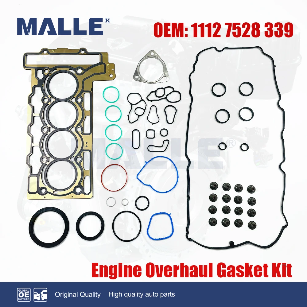 N12 B16 Engine Overhaul Gasket Kit For Mini Cooper R56 R55 R57 1.6L 05-14 Car Accessories 11127528339 Cylinder Head Gasket Set