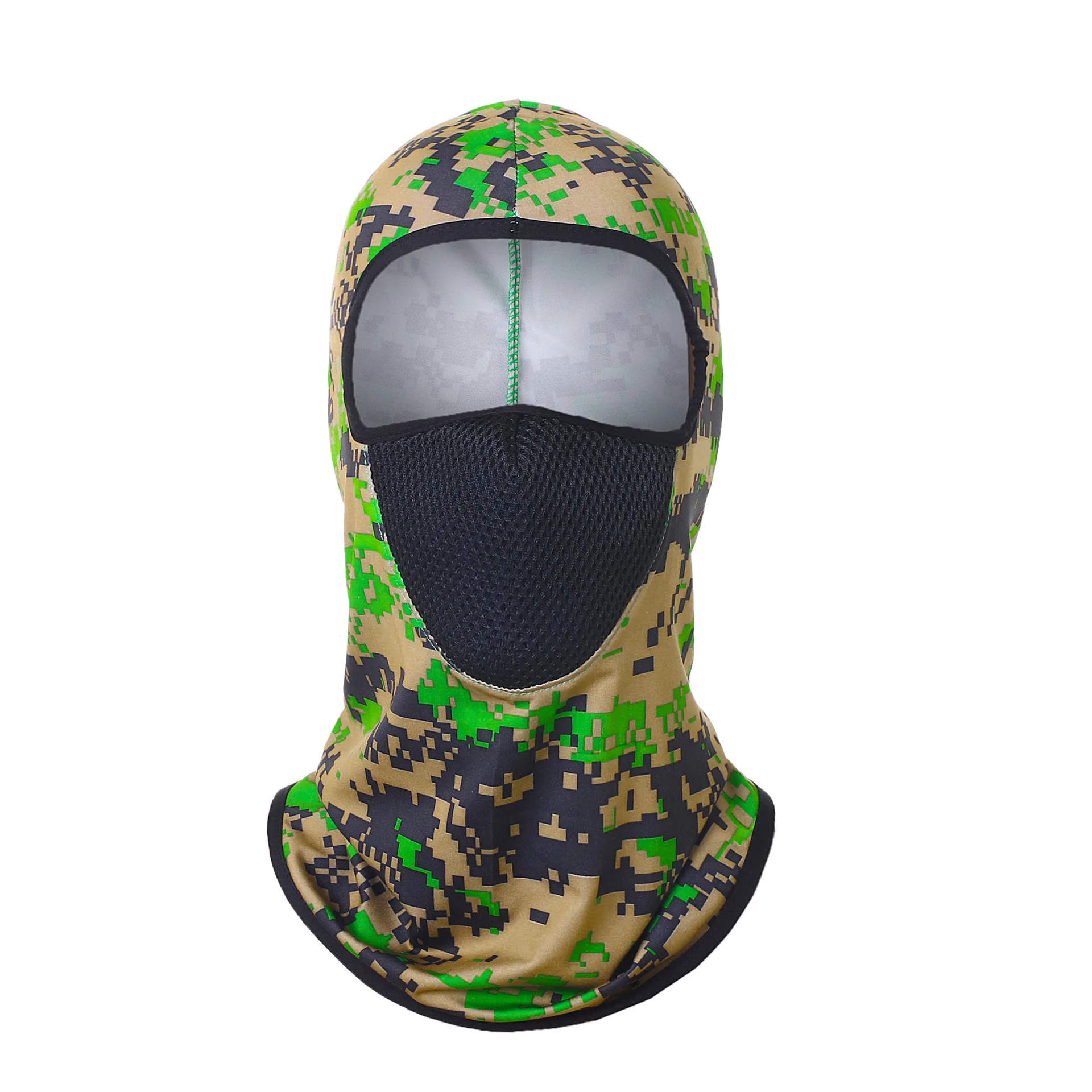 Breathable Mesh Camouflage Balaclava Full Face Mask Ski Cycling Hunting Head Cover Scarf Blaclava Cap