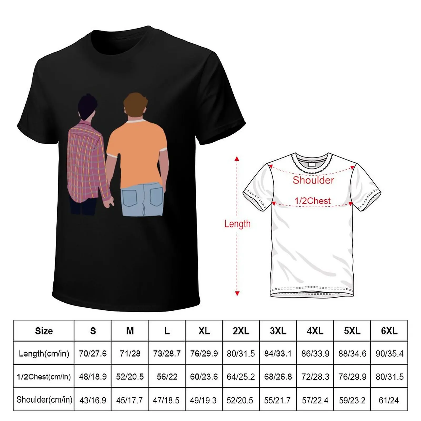 Nick and Charlie are Boyfriends! T-Shirt Functional Casual Short Sleeve Tee