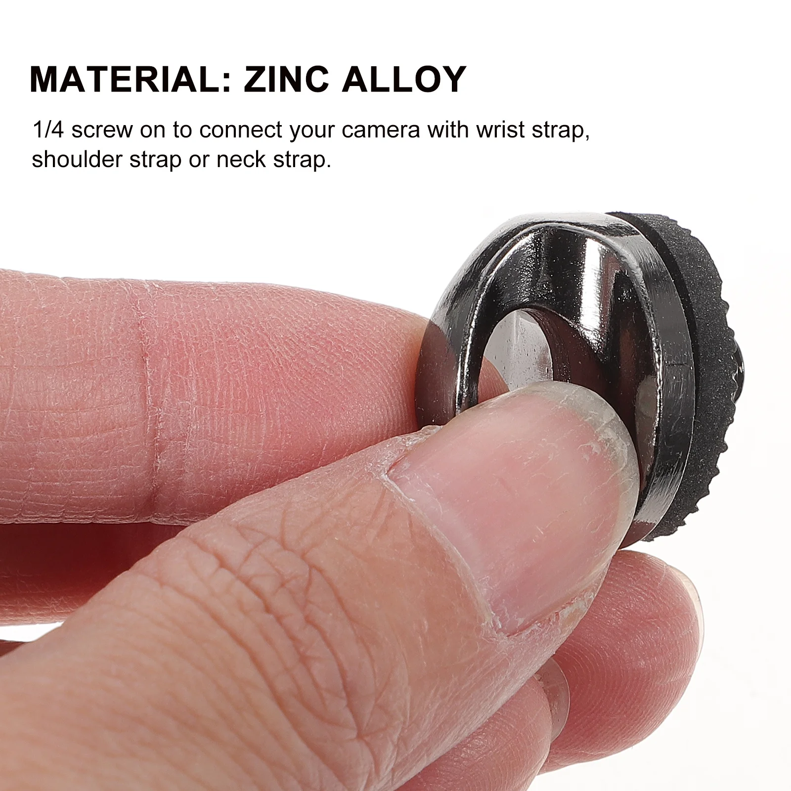 

4Pcs Camera Shoulder Strap Screw Zinc Alloy Material Vibration Dampening Anti Scratch Accessory Camera Strap Screw