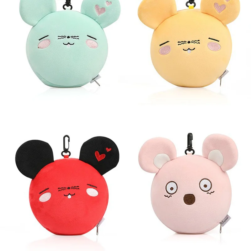 20cm Cute Cartoon Soft Cotton Neck Eye Mask Pillow & Plush Toys for Nap Travel