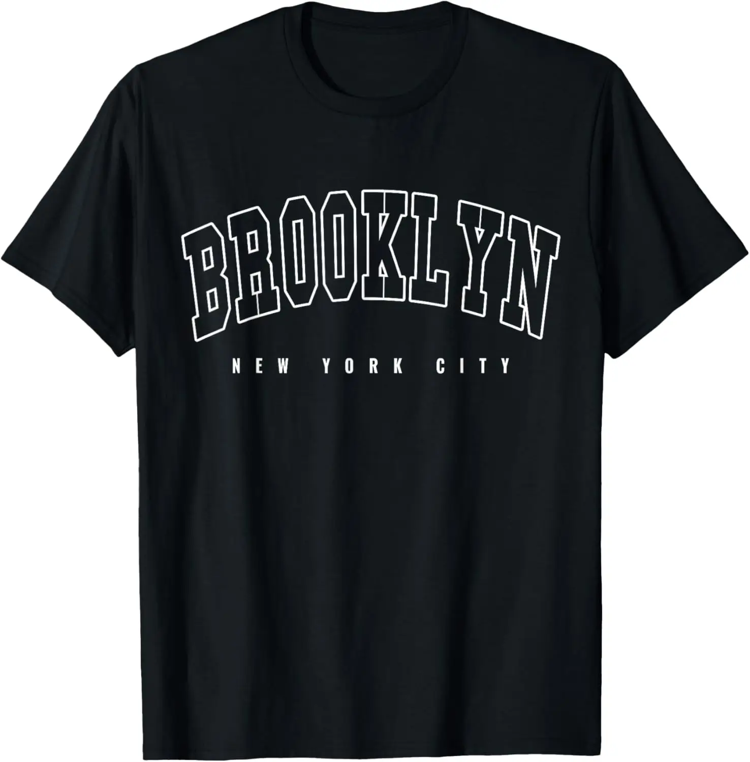 

Brooklyn New York City NYC Vintage Classic Arch Text Minimal T-Shirt