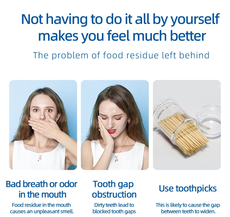 Fawnmum 100 stücke Zahnseide Flosser Picks Zahnstocher Zähne Stick Interdentalbürste Zahn Reinigung Zahnseide Pick Oral pflege – Detail 2