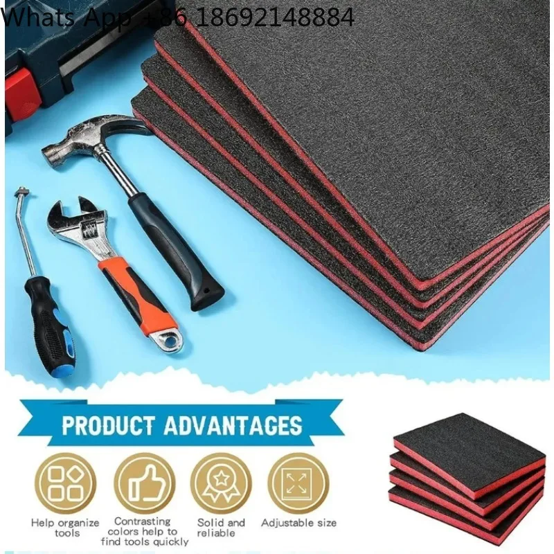 Shockproof packaging inside tray Foam tool lining Hardware tools Electronic product packaging lining Foam