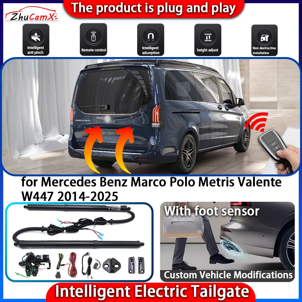 

Smart Powered Tailgate System for Mercedes Benz Marco Polo Metris Valente W447 2014-2025 Automatic Intelligent Lift Control Kit