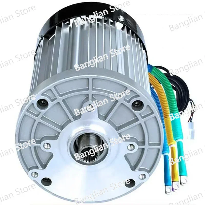 60V/72V 3000W 4600RPM permanent magnet brushless DC motor differential speed electric vehicles, machine tools, DIY Accessories Y