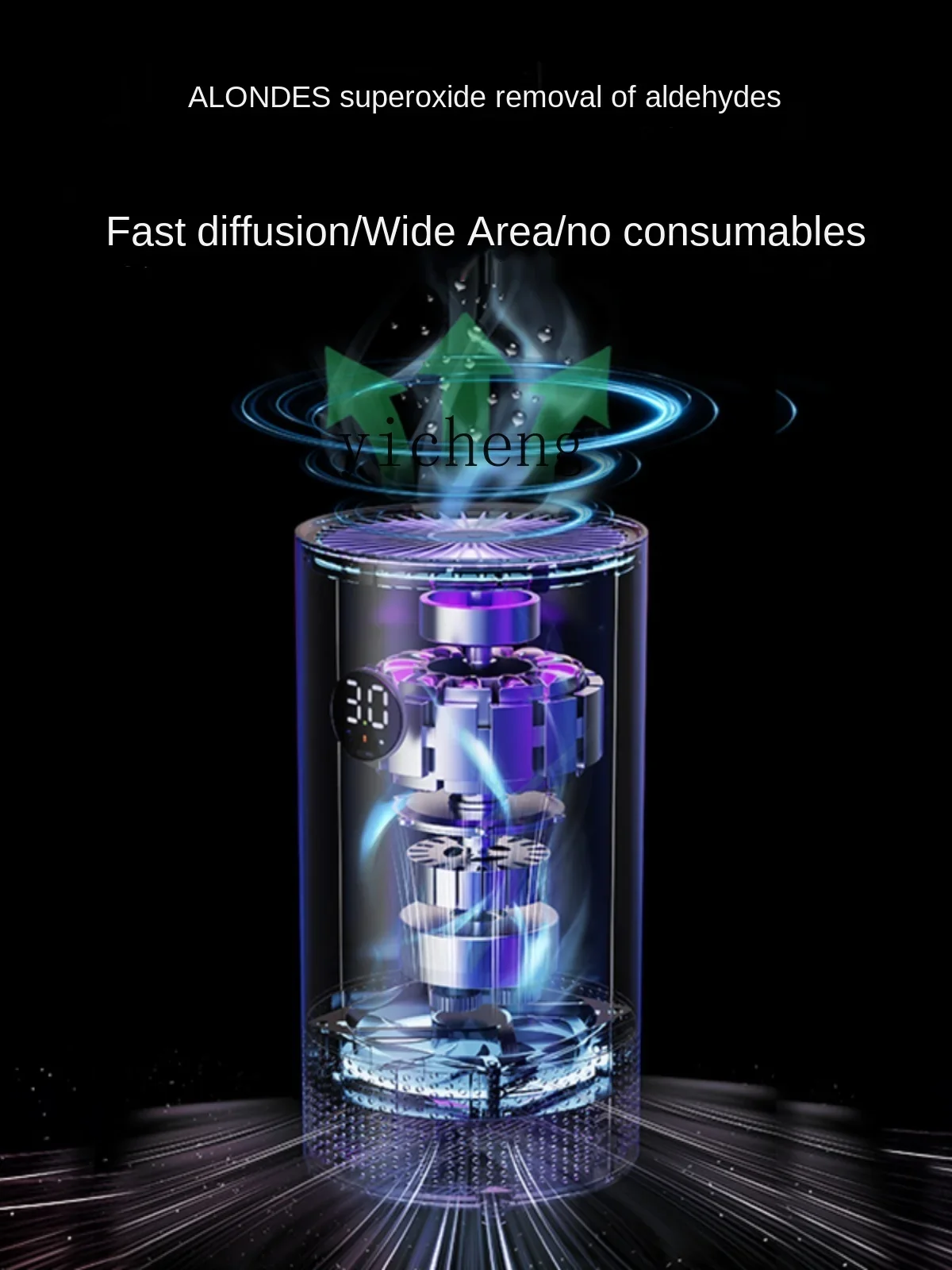 포름알데히드 제거 공기 정화 환상적인 제품 새 집 장식 탈취제 슈퍼 산소 기계