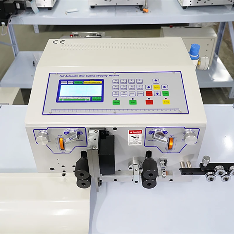 Touch Screen Control SWT-608-BHT2N/S Flat Sheath Inner And Outer Double Layer Peeling Machine Optional Extra Blade Protect Case