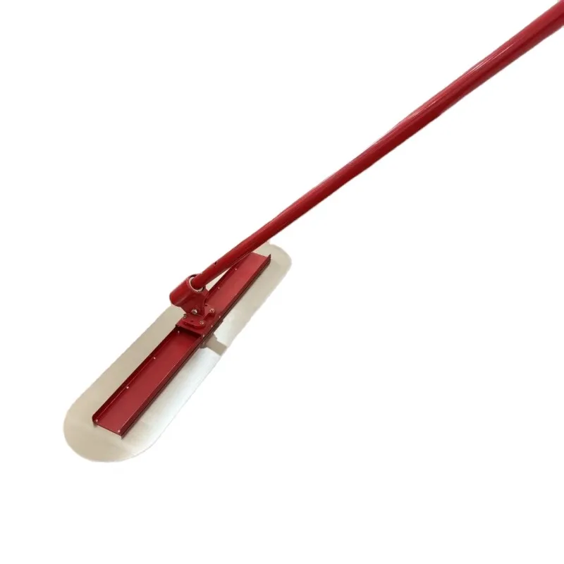 Construction concrete spatula, hand-held long-handled manganese alloy tool, high-efficiency concrete pavement construction
