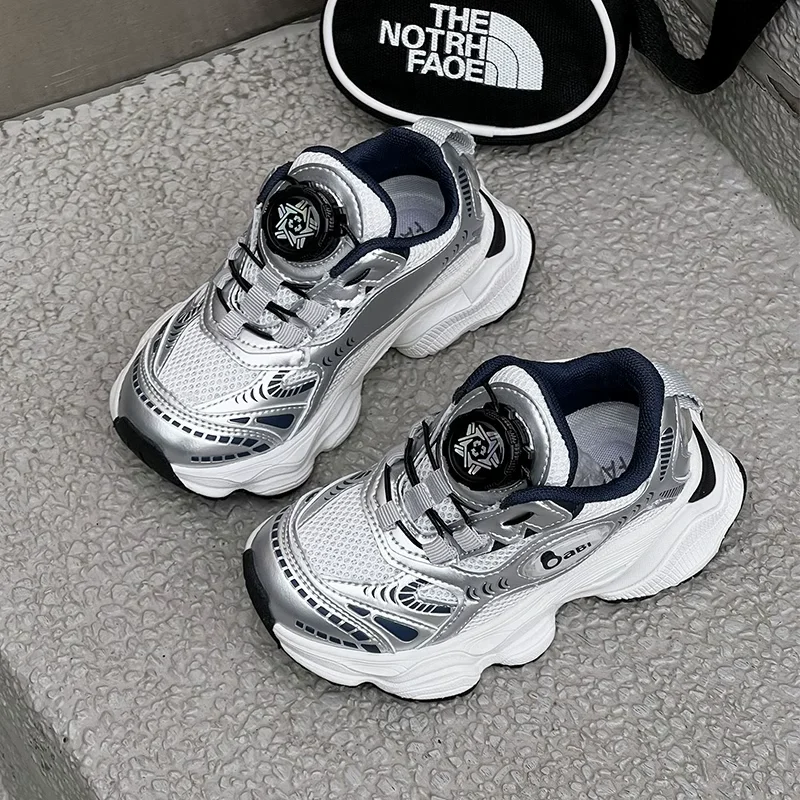 أحذية رياضية شبكية قابلة للتنفس للأولاد والبنات خفيفة الوزن ومريحة للأطفال ذات جودة عالية وأحذية رائجة البيع #3