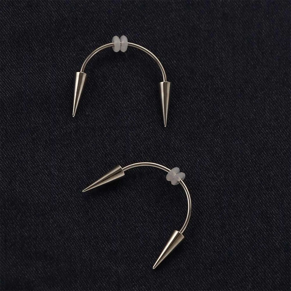 Cool Piercing In mouth Fake Septum Piering BCR Septum Stainless Steel Puncture Mouth Ring Goth Lips Ring Piercing Jewelry