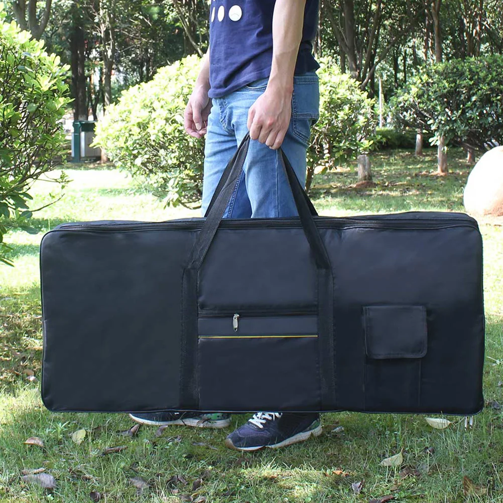

Waterproof Electronic Keyboard Storage Bag Portable 61 Keys Keyboard Case Adjustable Strap Carrying Electronic Organ Bag