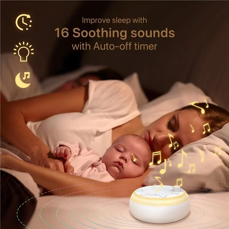 ainy-sleep-aid-per-neonati-macchina-portatile-per-il-rumore-bianco-con-16-suoni-rilassanti-luce-notturna-funzione-timer-per-il-sonno-del-bambino