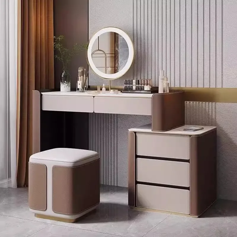 

dressing table Bedroom advanced sense 2024 new Italian makeup table modern simple makeup table