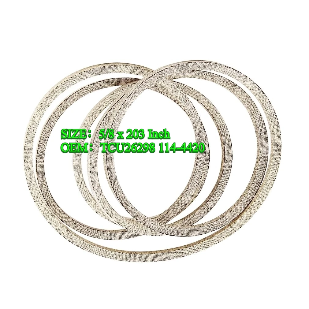 TCU26298 114-4420 108-5915 Deck V Belt 5/8 x 203 Inch Compatible with T/oro 7000 Z580 Z589 Z595 Z M/aster Zero-Turn Mower 60