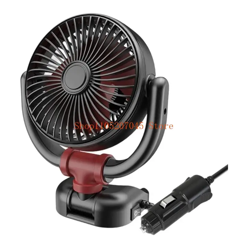 12V/24V Car Fan Brushless Motor Low Sound Operation 360 Rotation For Vehicle Use Energy Efficient Cooling Solution