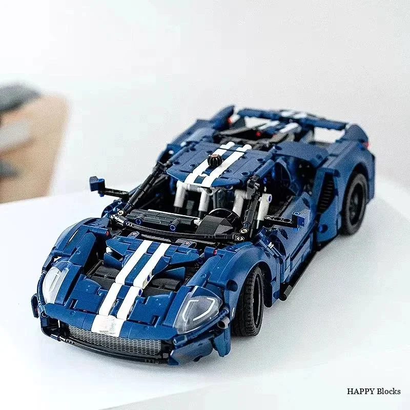 Ford GT Mechanical Technology Series Compatible with 42154 Racing Assembly Toy Vehicle Bricks Boys Christmas Birthday Gifts