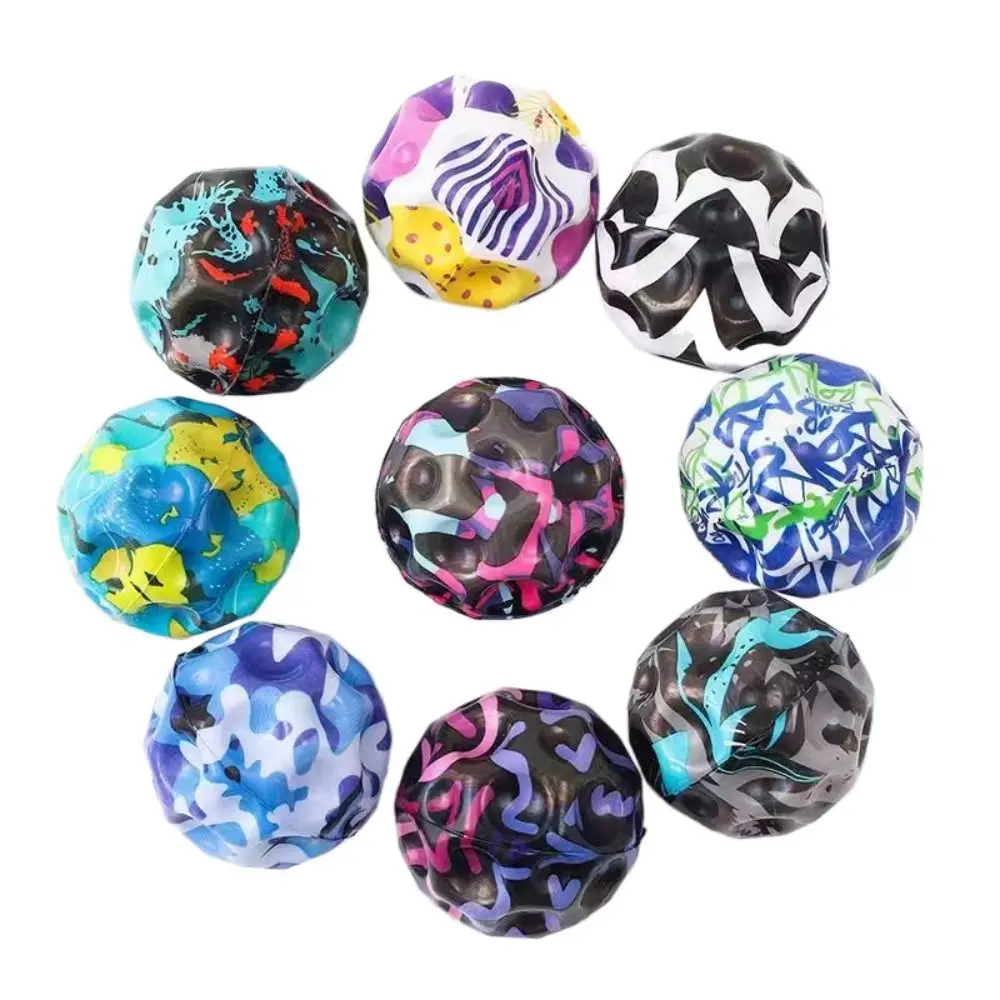 Springbal Hoge stuiterende bal Handbal met meerdere gaten Spel Polsretour Rubberen bal Mini met riem Pols elastische bal