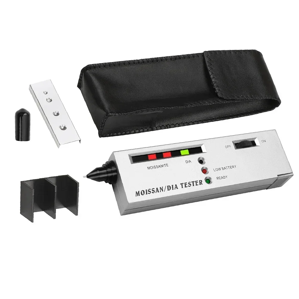 

Jewelry testing tool with portable moissanite hardness tester pen and LCD screen LED indicator for quick results