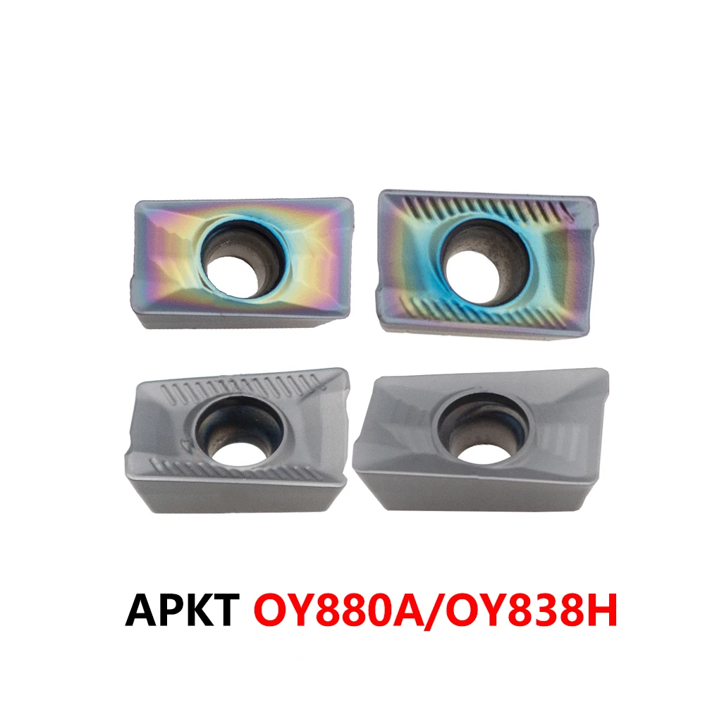 

OYYU APKT1003PDTR APKT160408-HM OY880A OY838H Milling Inserts CNC Lathe Cutter Turning Tool Machine Blade APKT APKT1003 APKT1604