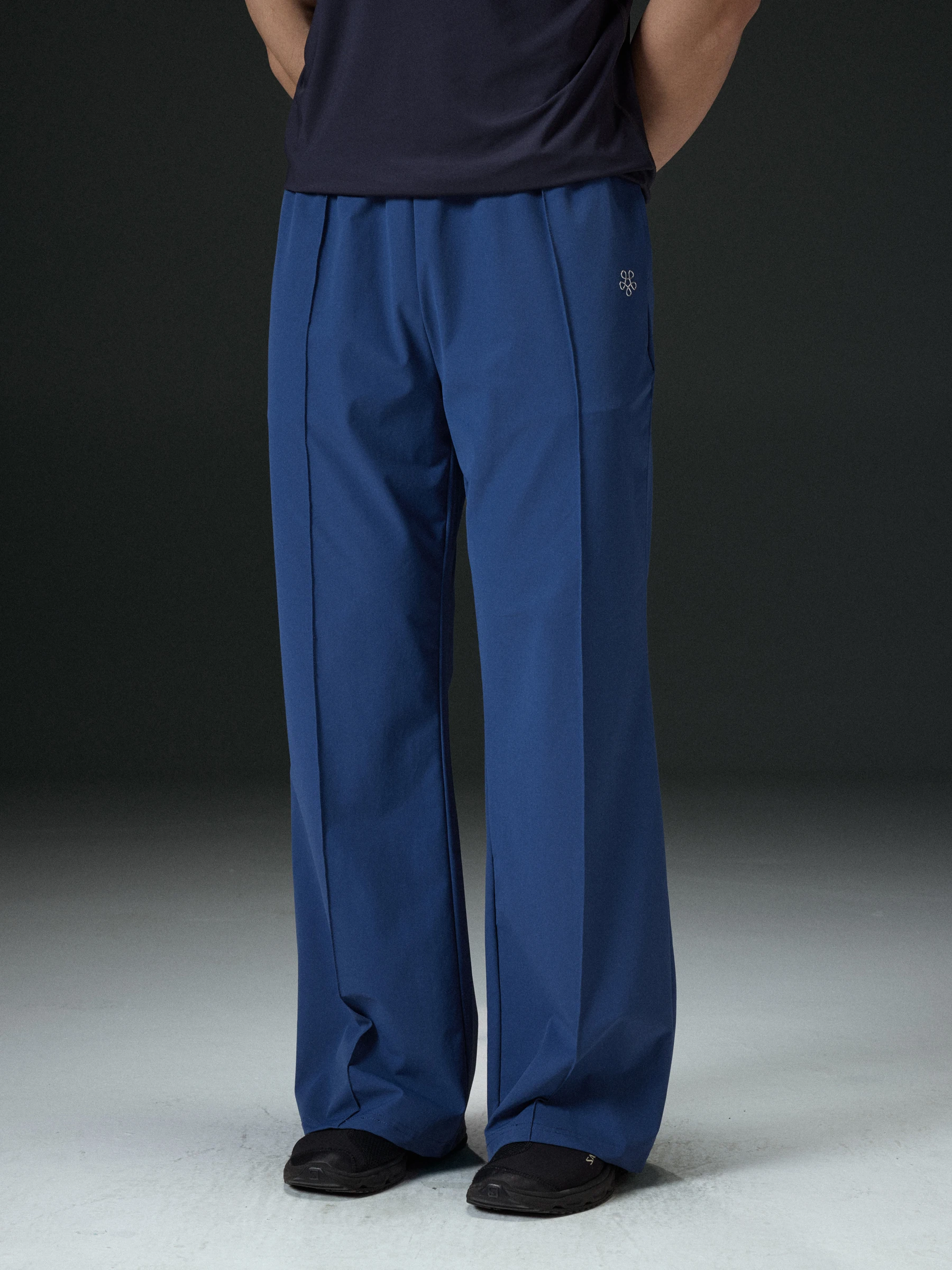 

terglow Spring Summer Thin Sport Pants High Frequency Printing Fitn Lightweight Long Trousers Straight Leg Elastic Waist