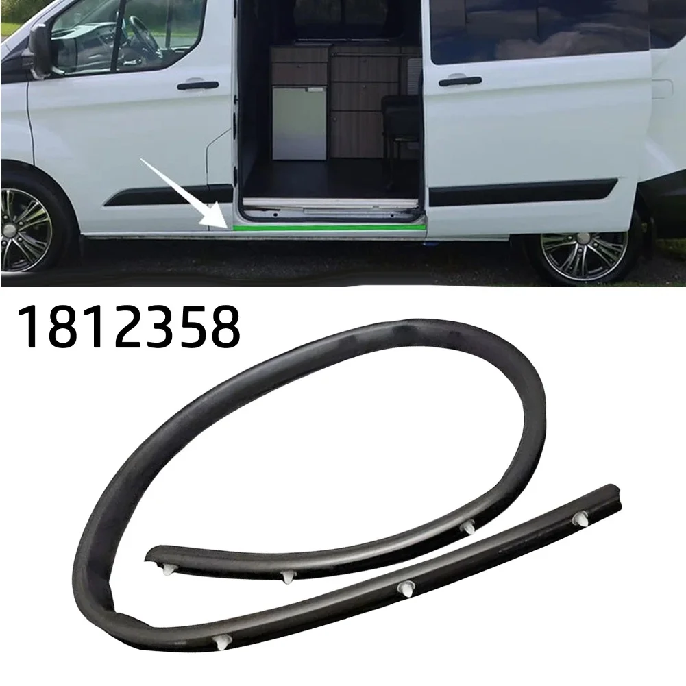 Door Seal Replacement Front Left Door Seal As Shown Single Piece Practical Design Non-universal Fit For Ford Transit 2012-on
