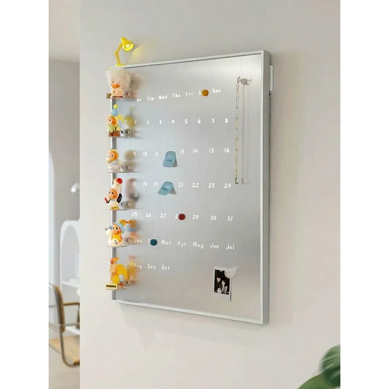 

Stainless steel magnetic suction decorative painting DIY photo wall atmosphere living room entrance hanging painting