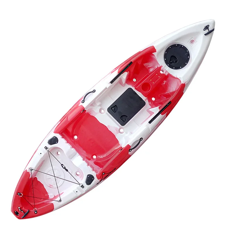 New Model Single-person Fishing Kayak Used For Open Platform Molded Plastic Recreational Kayak