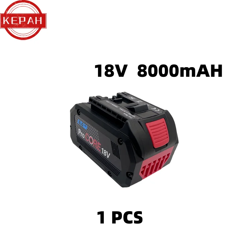 18v 8AH For BOSCH Professional 18V 21700 Battery ProCORE 18V Li-ion Replacement for BAT609 BAT618 with bms