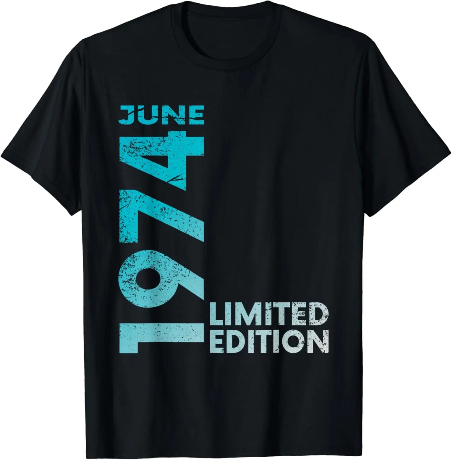 50. Geburtstag Vintage 1974 50. Juni Herren Damen T-Shirt, Freizeit und bequem