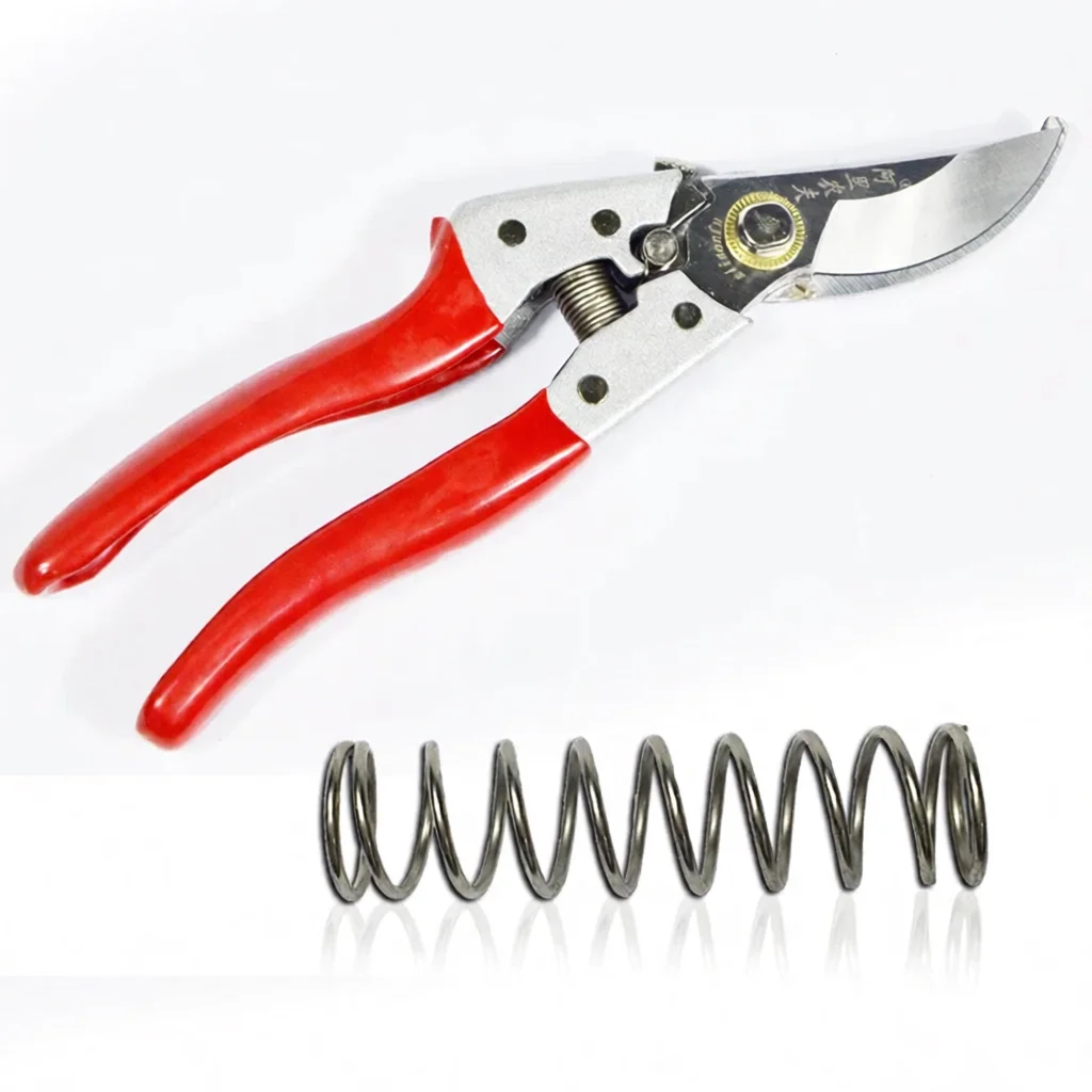 Rust Resistant Stainless Steel Garden Scissors Effortless Spring Pruning Shears Fruit Tree Branch Cutter Gardening Tool