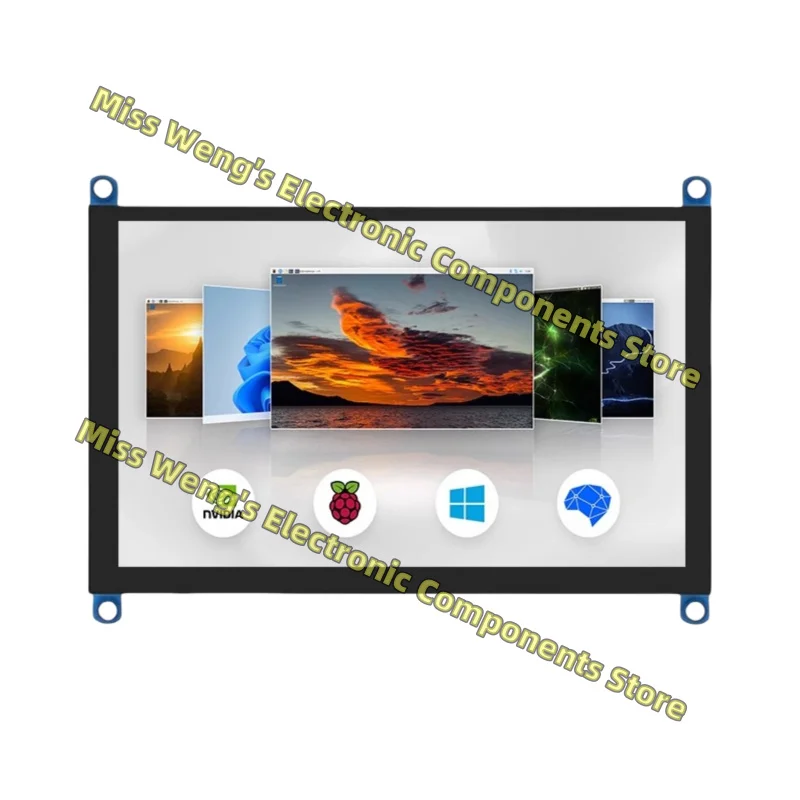 Raspberry Pi 5th generation/4B 5-inch HDMI capacitive display screen LCD screen VGA display with speaker