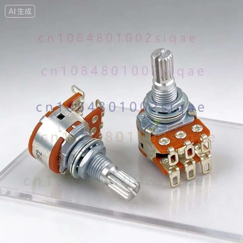 Pack FOR Alpha Dual Channel A500K Center Position Potentiometer Amplifier Bass Tone Volume Control