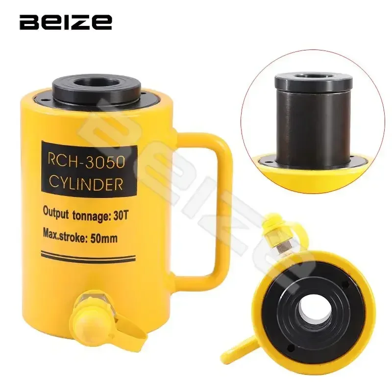 油圧中空シリンダー,RCH-3050,トンボ付きジャッキ,30トン,トラベル,50mm