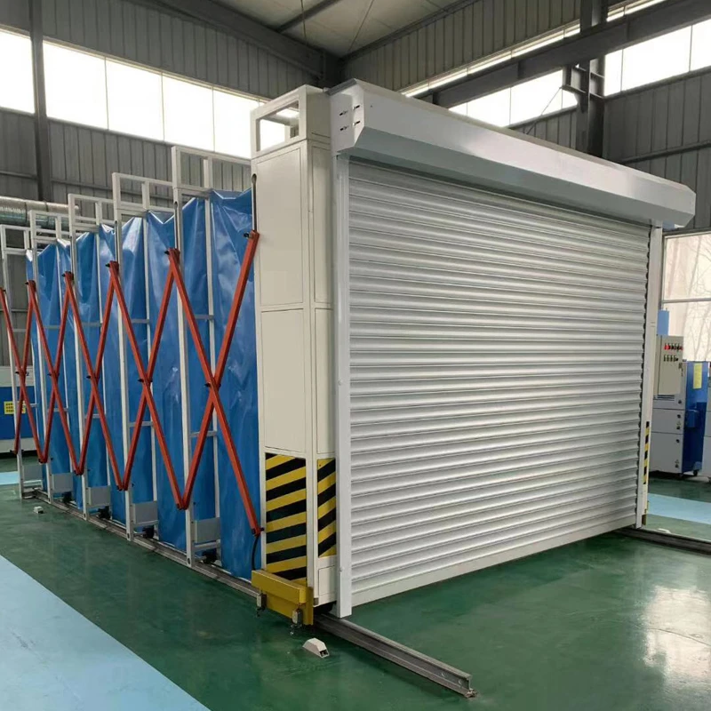 Factory Customized Electric Movable Spray Booth Retractable Spray Painting Room 7m 8m 9m Spray Booth