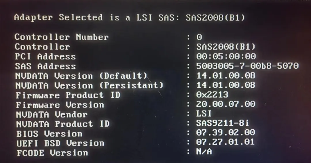 Fujitsu D2607- A11 / A21 6Gbps SAS HBA FW :P20 LSI 9211-8i IT Mode ZFS FreeNAS unRAID