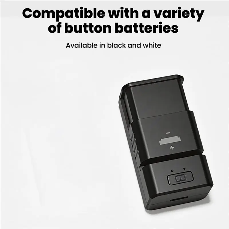 LIR Lithium Button Cell Charger For Car Key Scale Pointer Type-C Single Slot Charger For LIR2032 LIR2450-ABWO