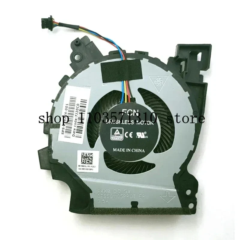 New For HP ZBook 15v G5 Mobile Workstation TPN-C134 Laptop CPU Cooling Fan L25224-001 JM