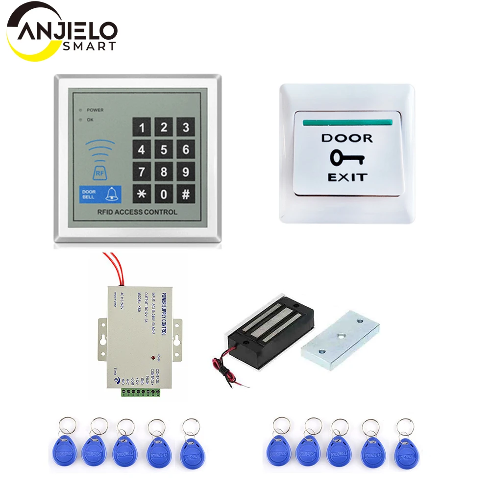 

Anjielosmart RFID Card Access Control System Digital Password Access Control Power Adapter Warehouse Apartments Power supply