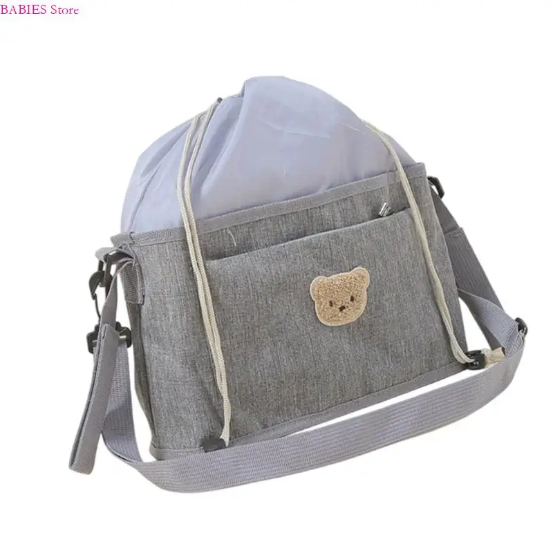 

C9GB Сумка для подгузников-органайзер для колясок с большим карманом для хранения, просторная и стильная сумка для хранения на