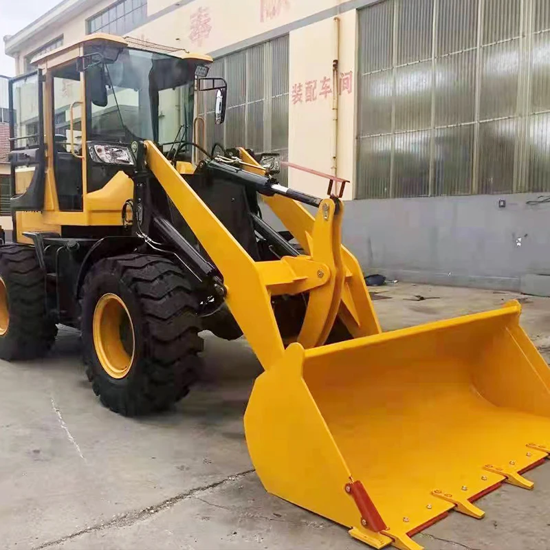 4 Ton Loader Machine Front End Wheel Loader 2.4m³ Bucket for Infrastructure Material Loading Work Use Project Site