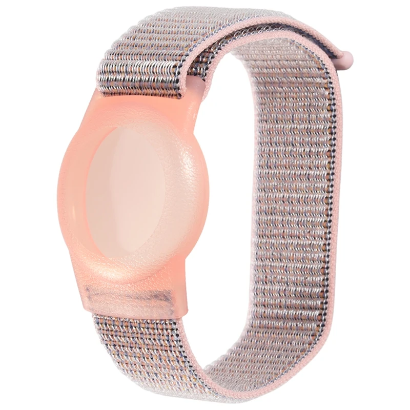 Opaska dziecięca kompatybilna z airtagiem Apple, etui ochronne na uchwyt lokalizator GPS ze znacznikiem powietrza z nylonowa bransoletka D