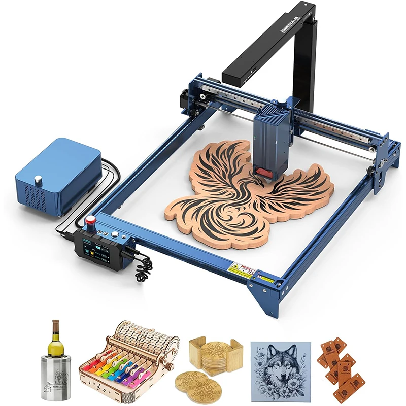 ATOMSTACK A40 X40 S40 Pro Laser Engraver 48W Cutting 24W Engraving Wood Cutter with Air Assist and AC2 Lightburn Camera