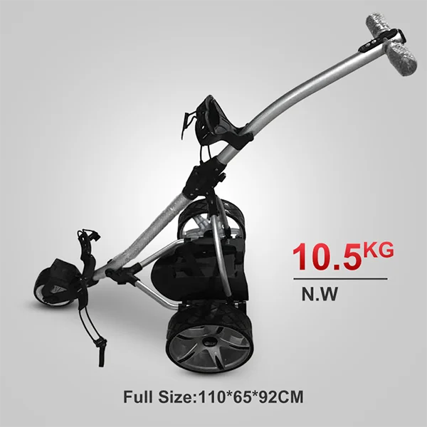 Brand New Aluminum Alloy 3-Wheeled Electric Golf Trolley 3 Wheels Lithium Battery 200W Motor 18/36 Holes Range Luxury