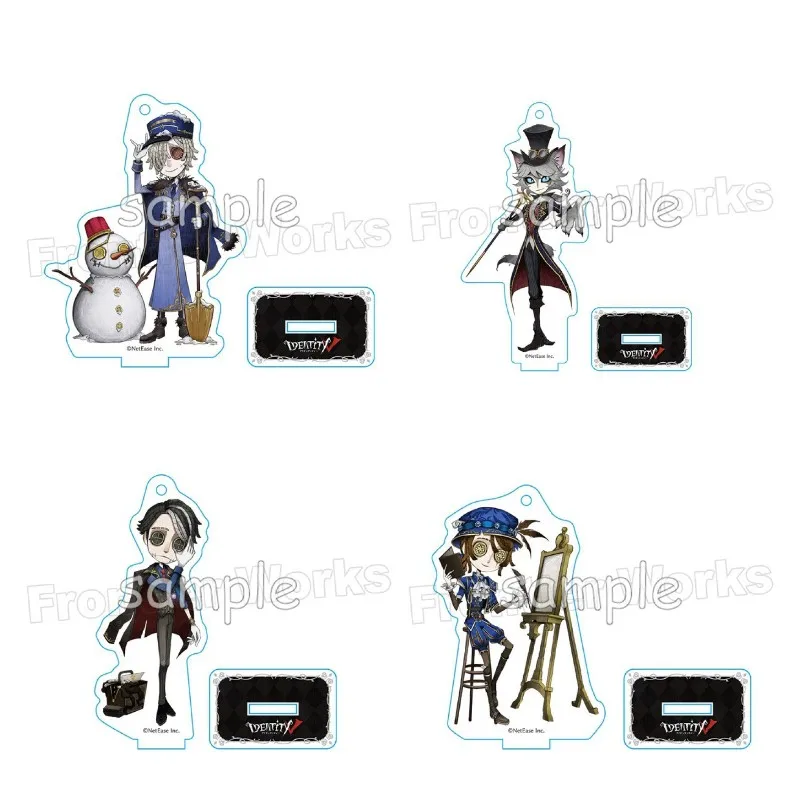 8CM Identity V Anime Figures Andrew Kreiss Ithaqua Cosplay Acrylic Stands Model Aesop Carl Cute Plate Desk Decor Christmas Gift