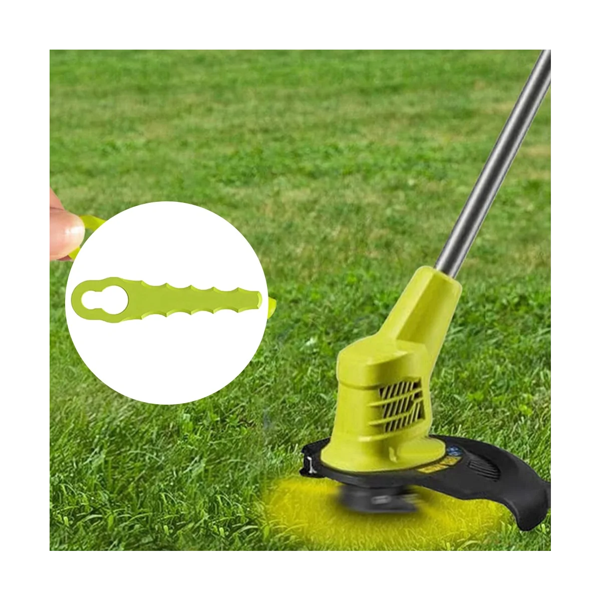 プラスチック芝刈り機交換ブレード、プラスチック、多くの場面に、20個