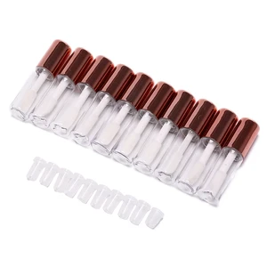 10pcs 1.2ML Empty Lip Gloss Tube Plastic Refillable Bottles Liquid Lipstick Container lipgloss Sample Bottle 10 best sales lipgloss container - №8